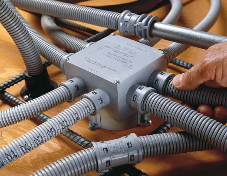 FLEXIBLE CONDUITS AND FITTING FOR CABLE MANAGEMENT AND PROTECTION